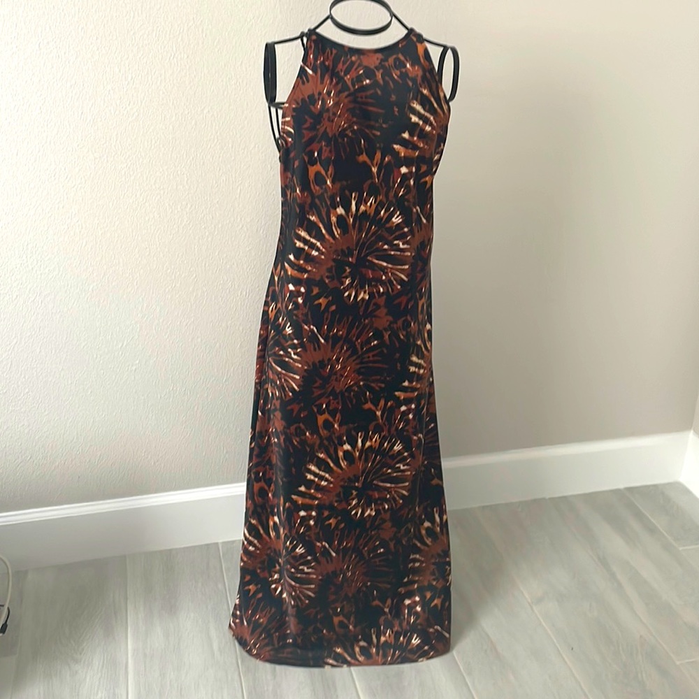 Banana Republic Tie Dye XS Slip Style MIDI Dress